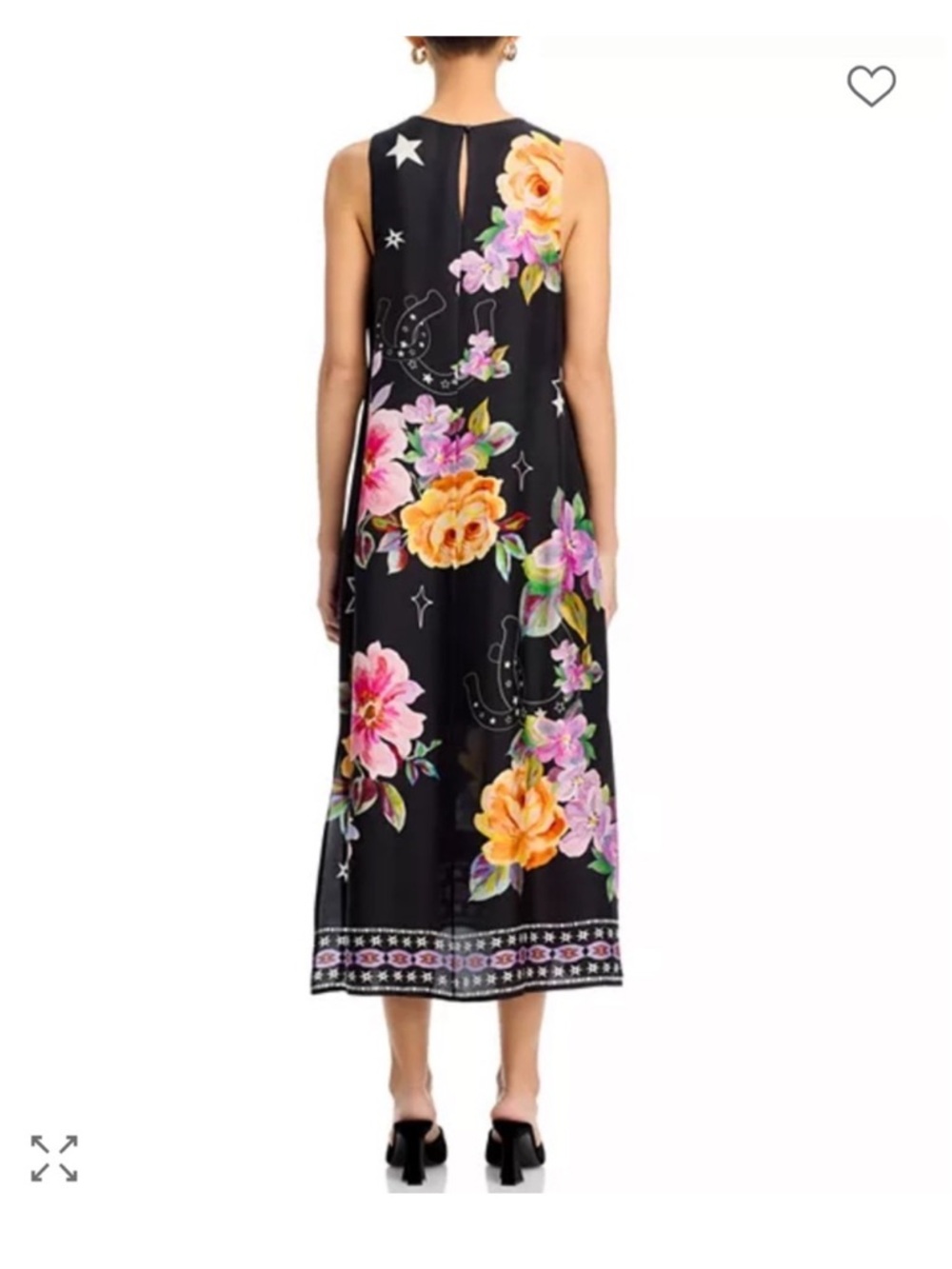 NWT JOHNNY WAS JADE KAROLINA TEA LENGTH DRESS - Picture 6 of 13